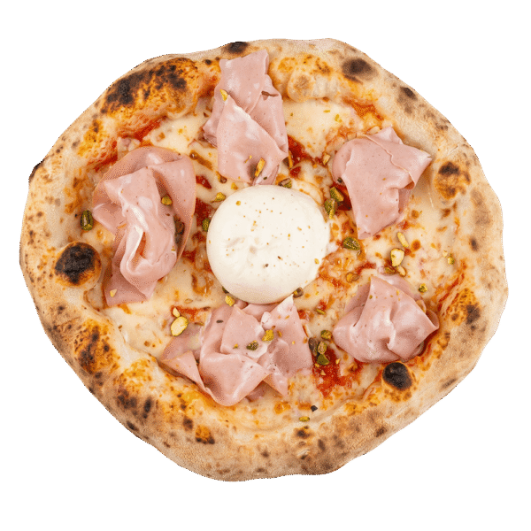 Pizza Mortadella e Burrata