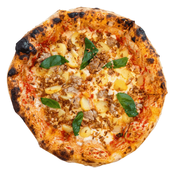 Pizza Patate e Salciccia