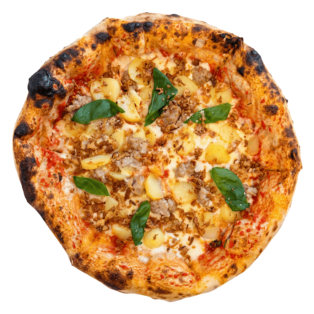 Pizza Patate e Salciccia